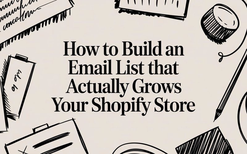 How to Build an Email List That Actually Grows Your Shopify Store