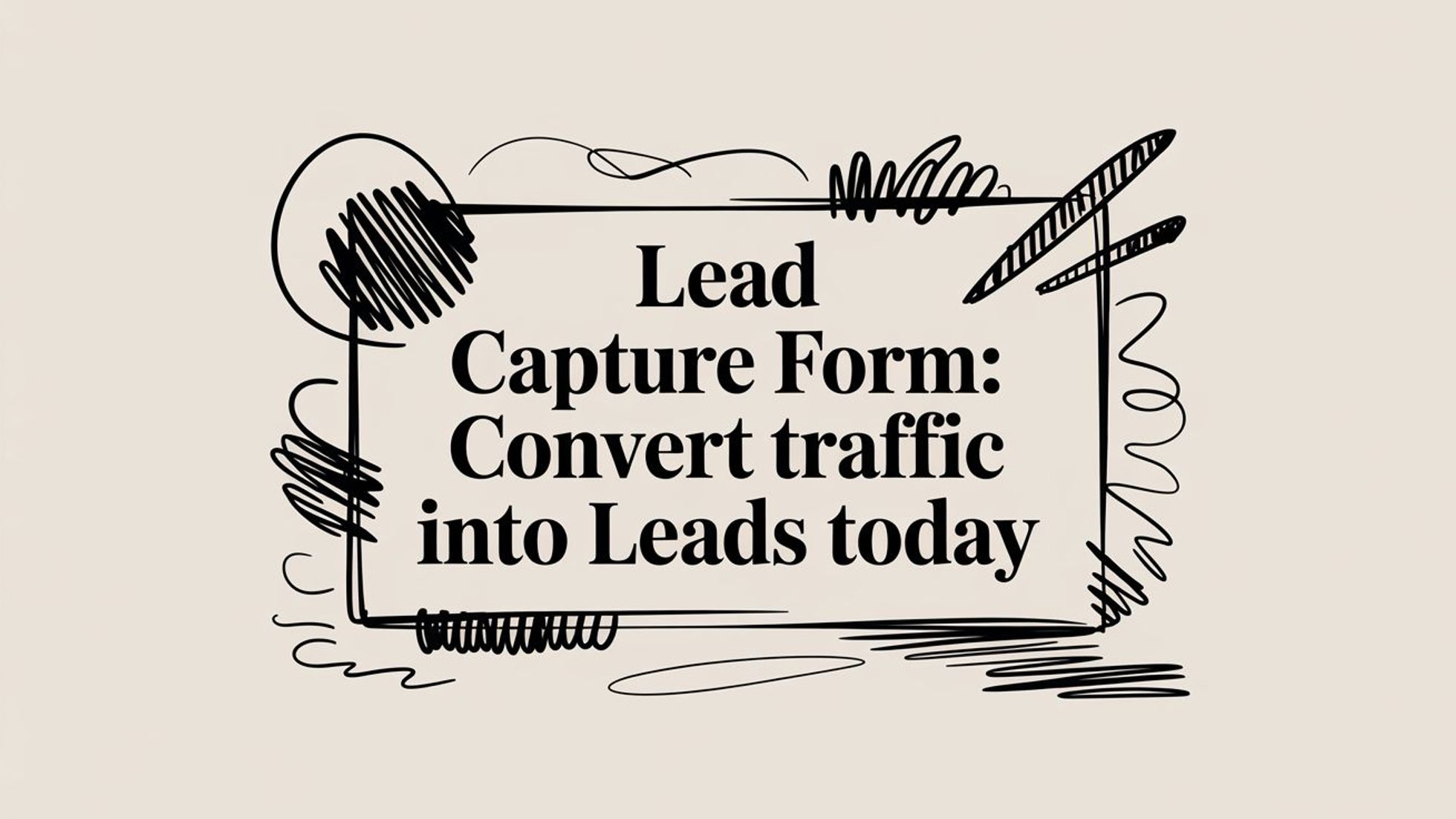 Lead capture form: Convert Traffic into Leads Today