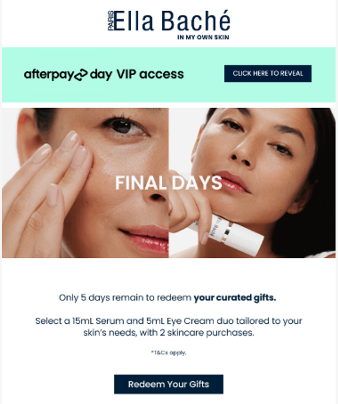 Screenshot of an email that provides a bit of personalized recommendations.