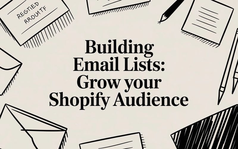 Building email lists: Grow Your Shopify Audience