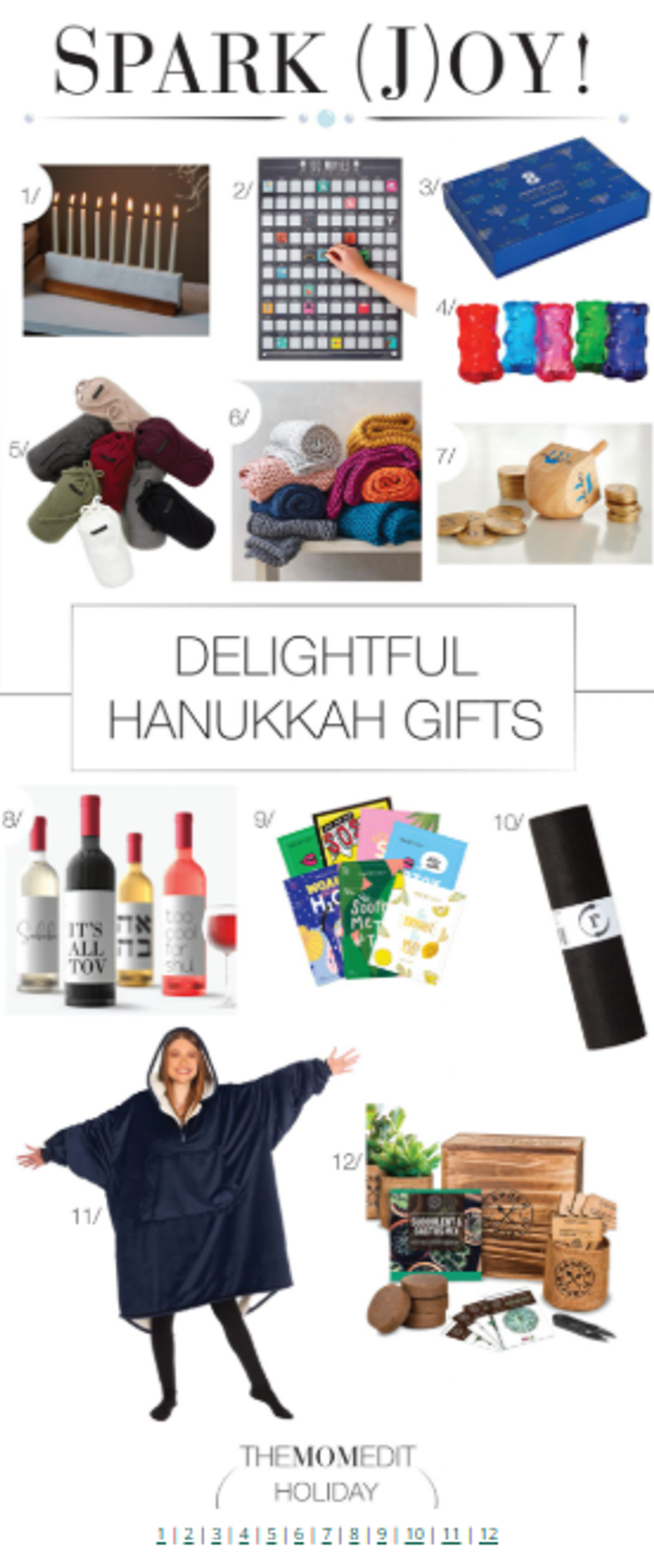 Screenshot of a Hannukkah gift guide email.