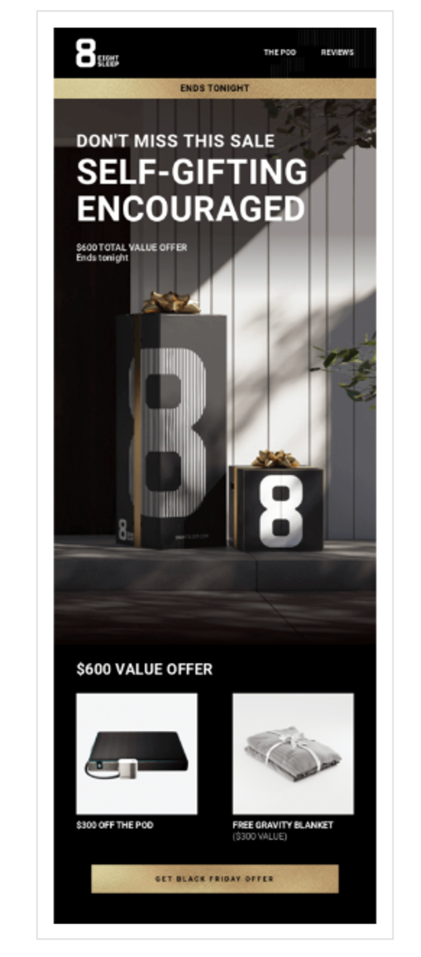 Screenshot of a last-chance email.