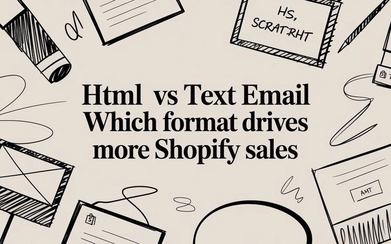HTML vs Text Email Which Format Drives More Shopify Sales