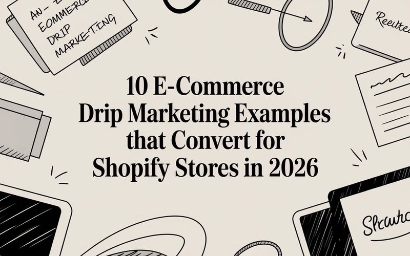 10 E-Commerce Drip Marketing Examples That Convert for Shopify Stores in 2026