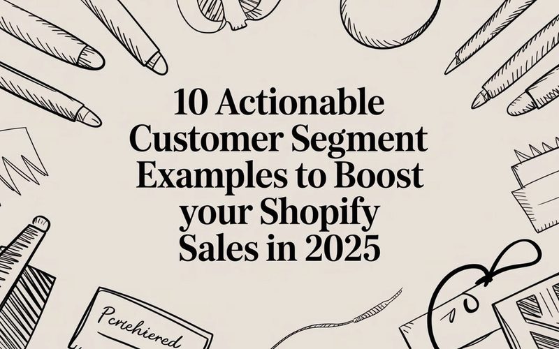 10 Actionable Customer Segment Examples to Boost Your Shopify Sales in 2025