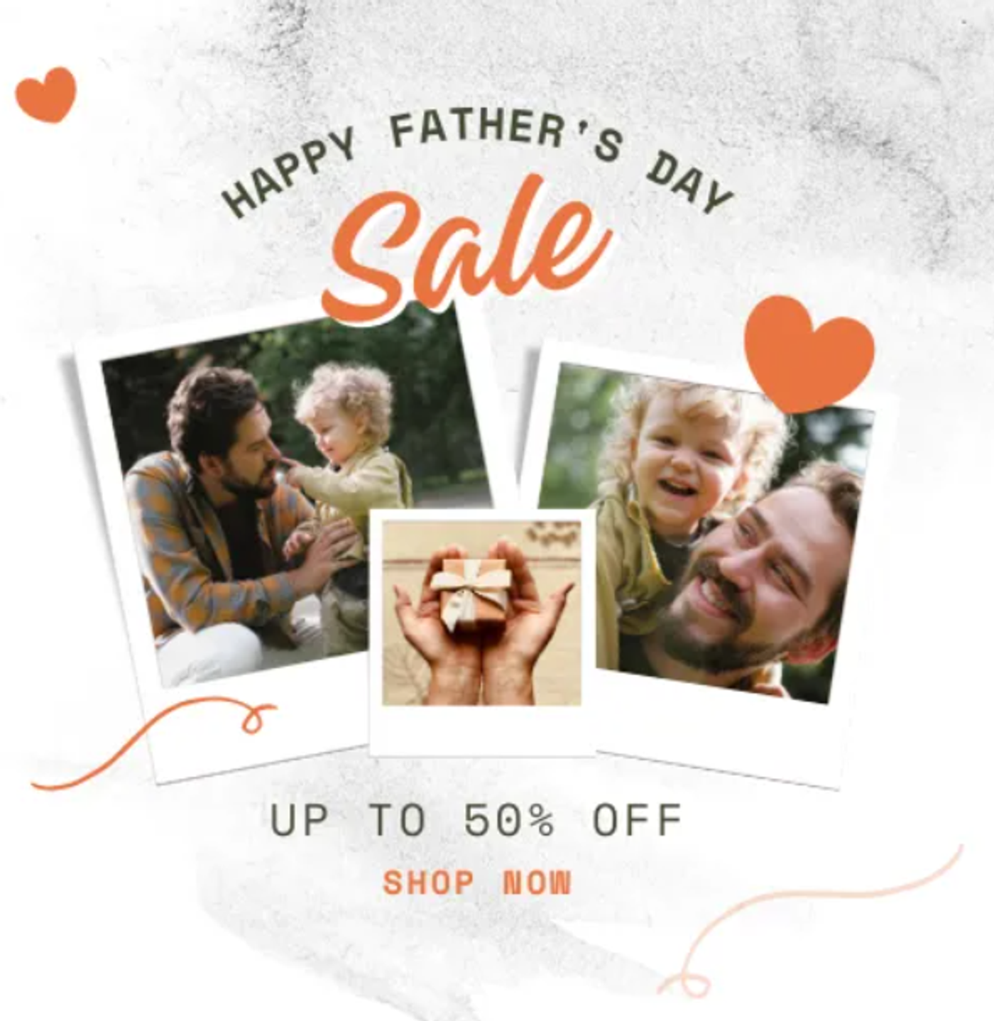 Screenshot of a Father’s Day sales announcement email.