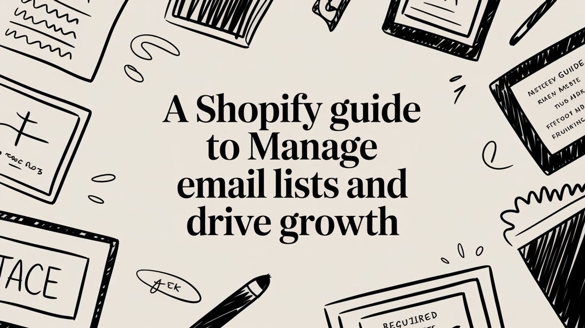A Shopify Guide to Manage Email Lists and Drive Growth