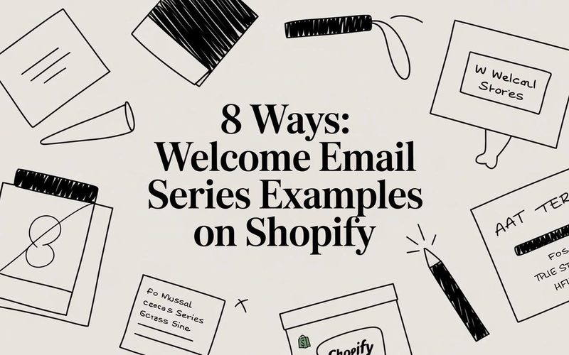 8 ways: welcome email series examples on Shopify