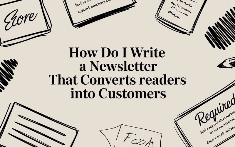 How Do I Write a Newsletter That Converts Readers Into Customers