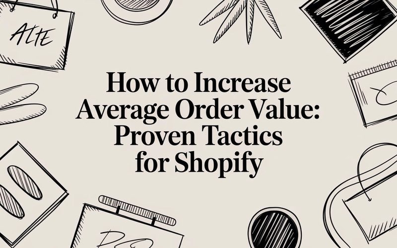 How to increase average order value: Proven Tactics for Shopify
