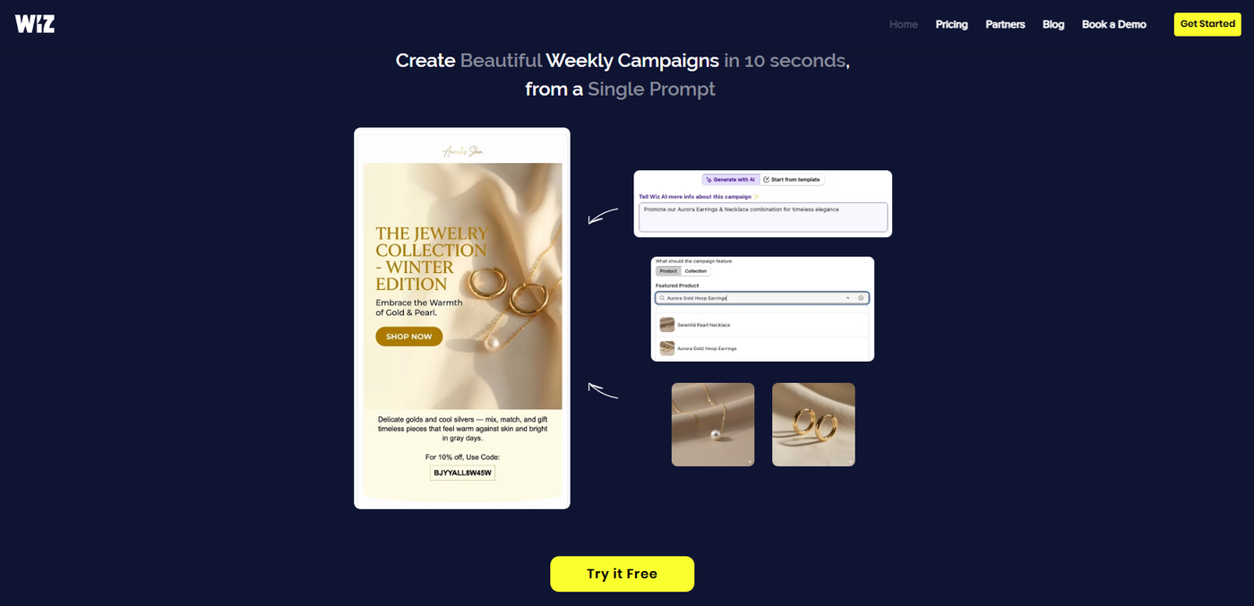 Screenshot of a section in Wiz’s homepage talking about its capabilities.