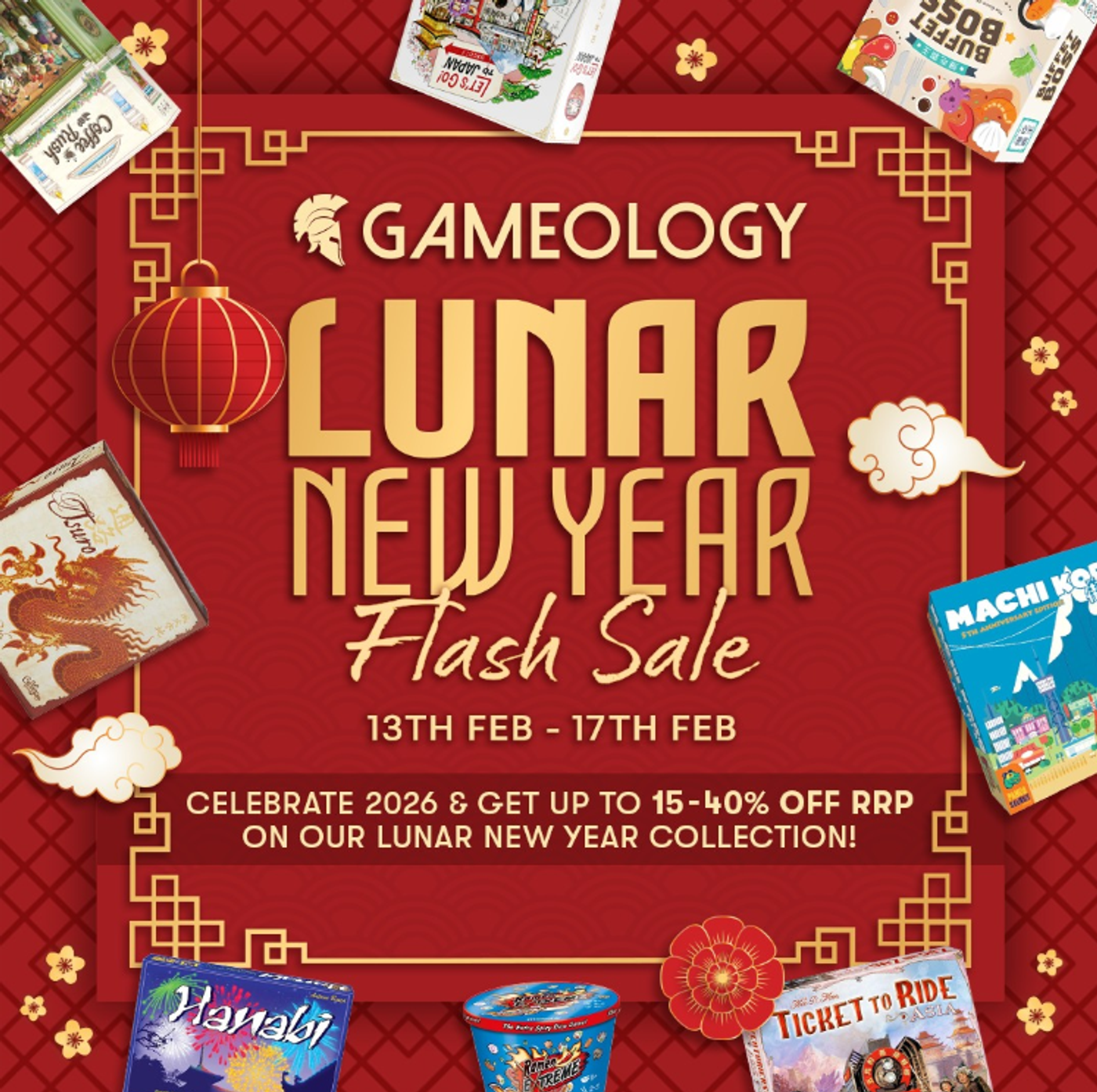 Screenshot of a Lunar New Year flash sale email.