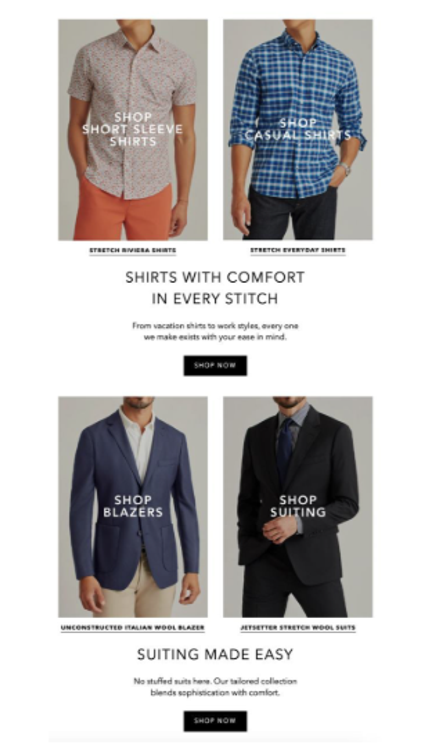 Screenshot of a product recommendation email.