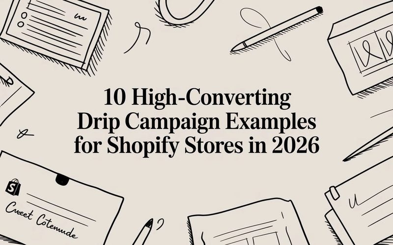 10 High-Converting Drip Campaign Examples for Shopify Stores in 2026