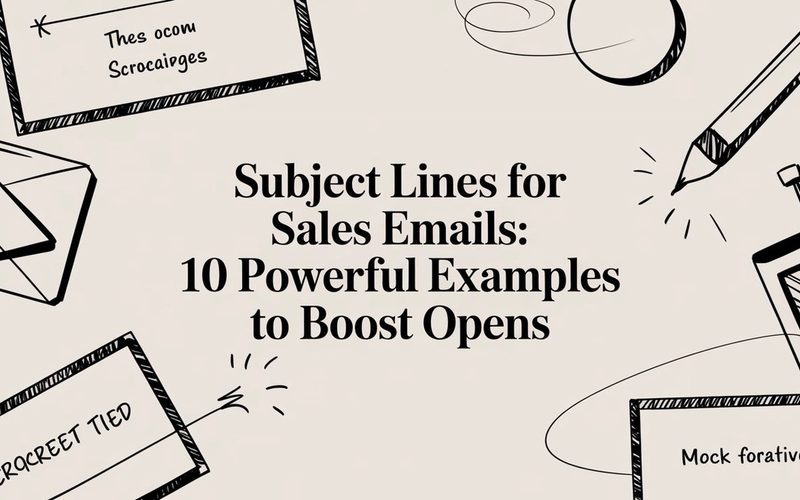 Subject lines for sales emails: 10 Powerful Examples to Boost Opens