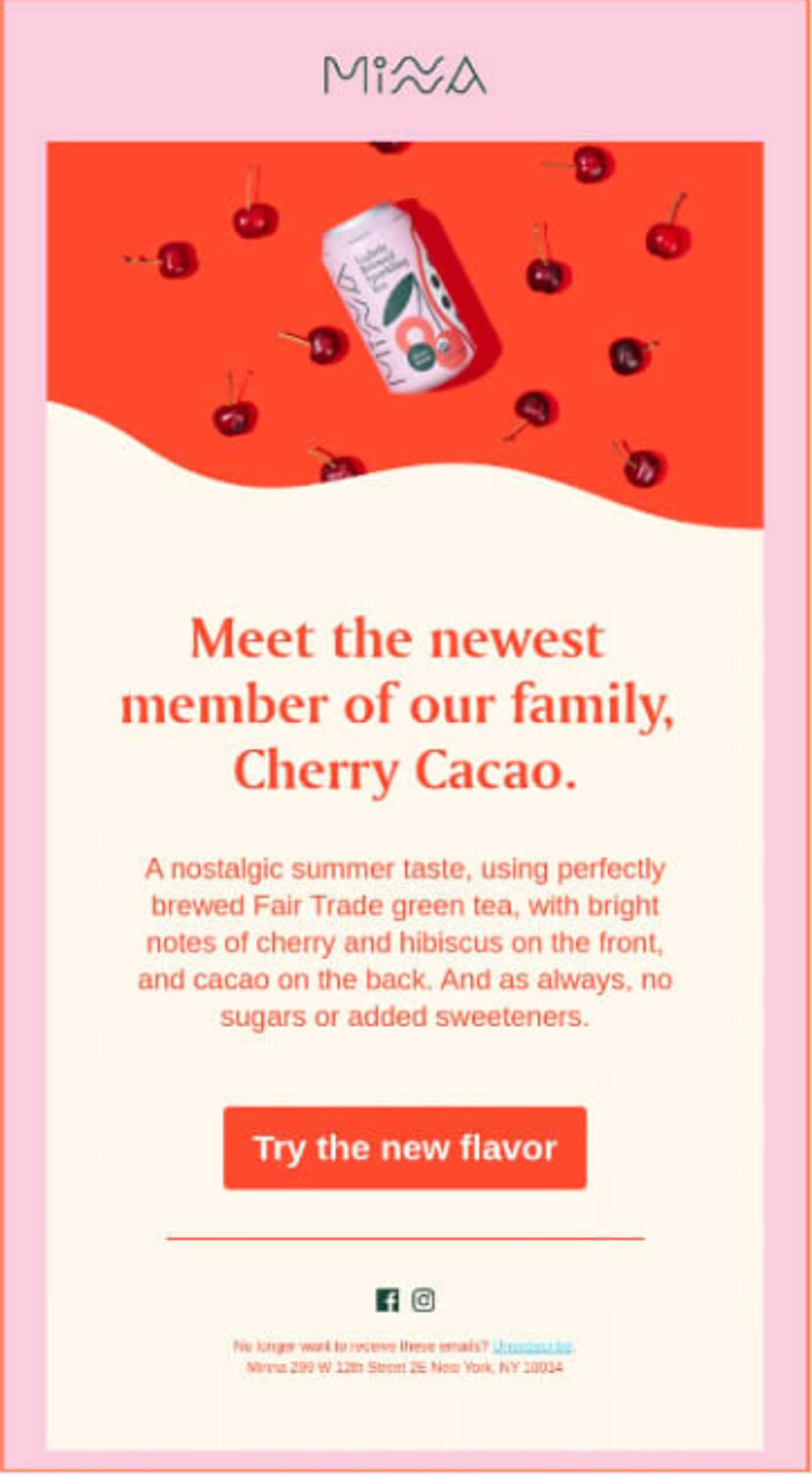 Screenshot of a product recommendation email.