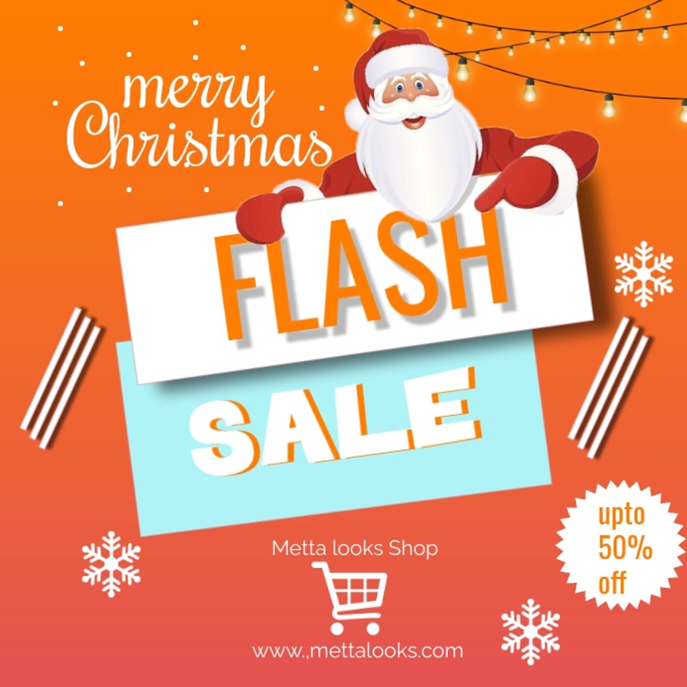 Screenshot of a Christmas flash sale email.