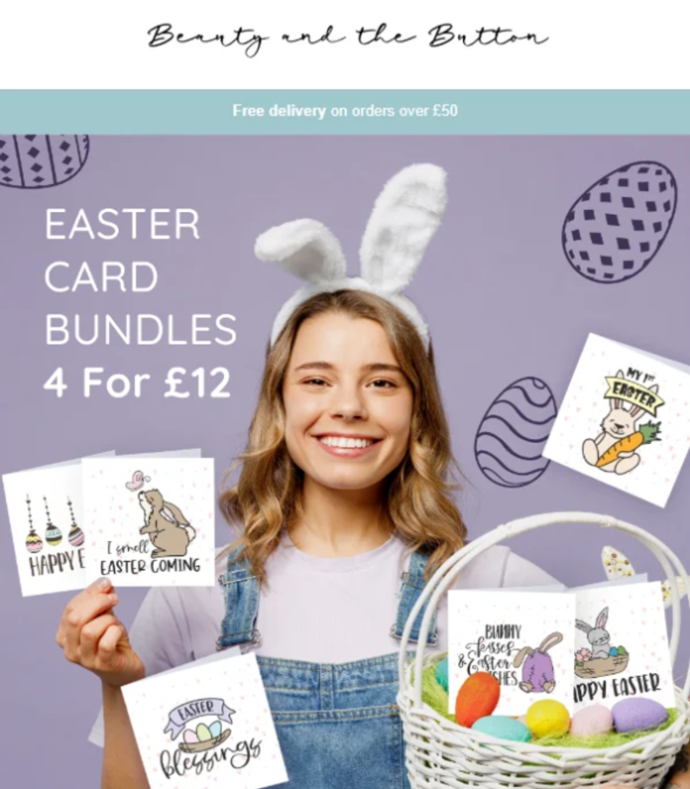 Screenshot of an Easter bundle offer email.