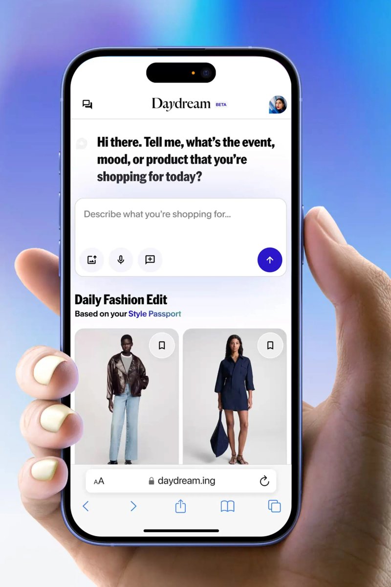 Image of the Daydream app interface