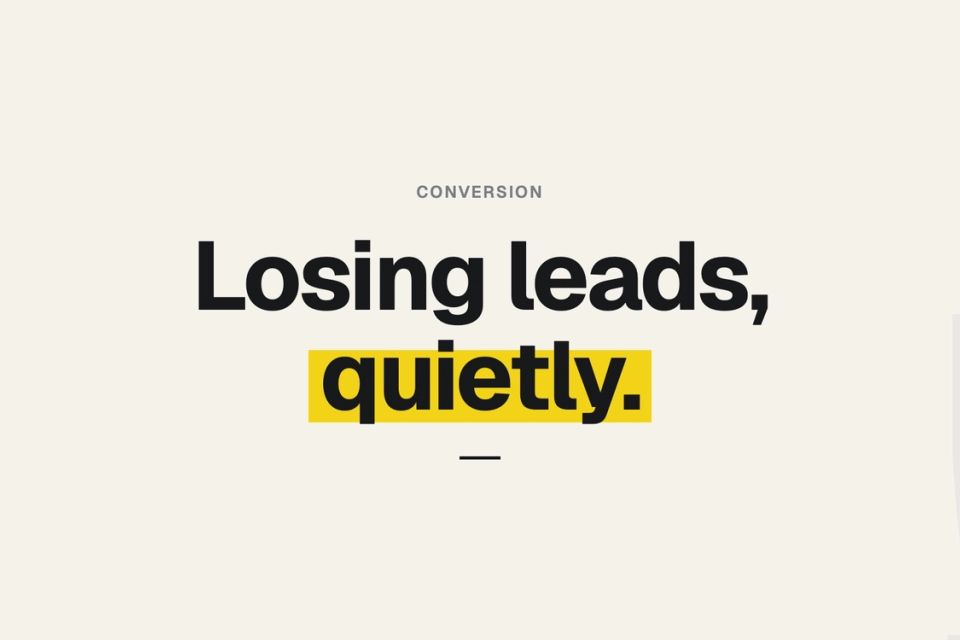 5 signs your website is quietly costing you leads