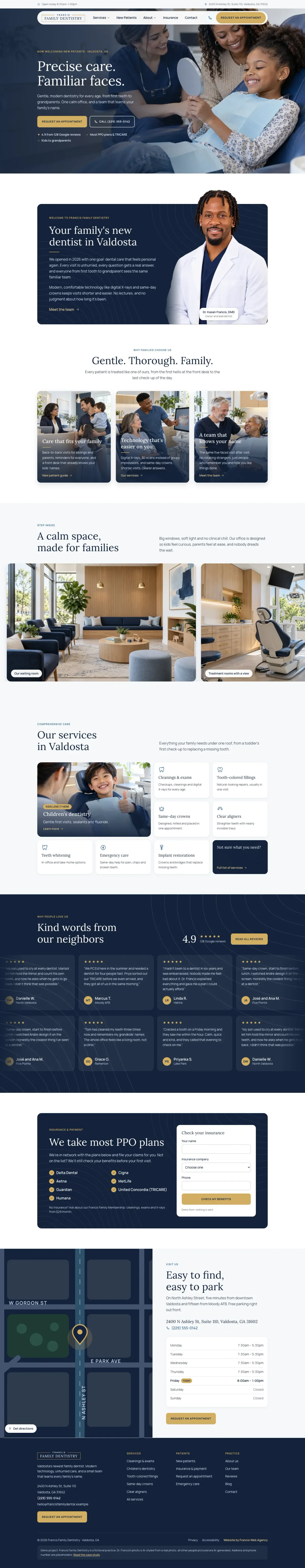 Francis Family Dentistry, the whole / page