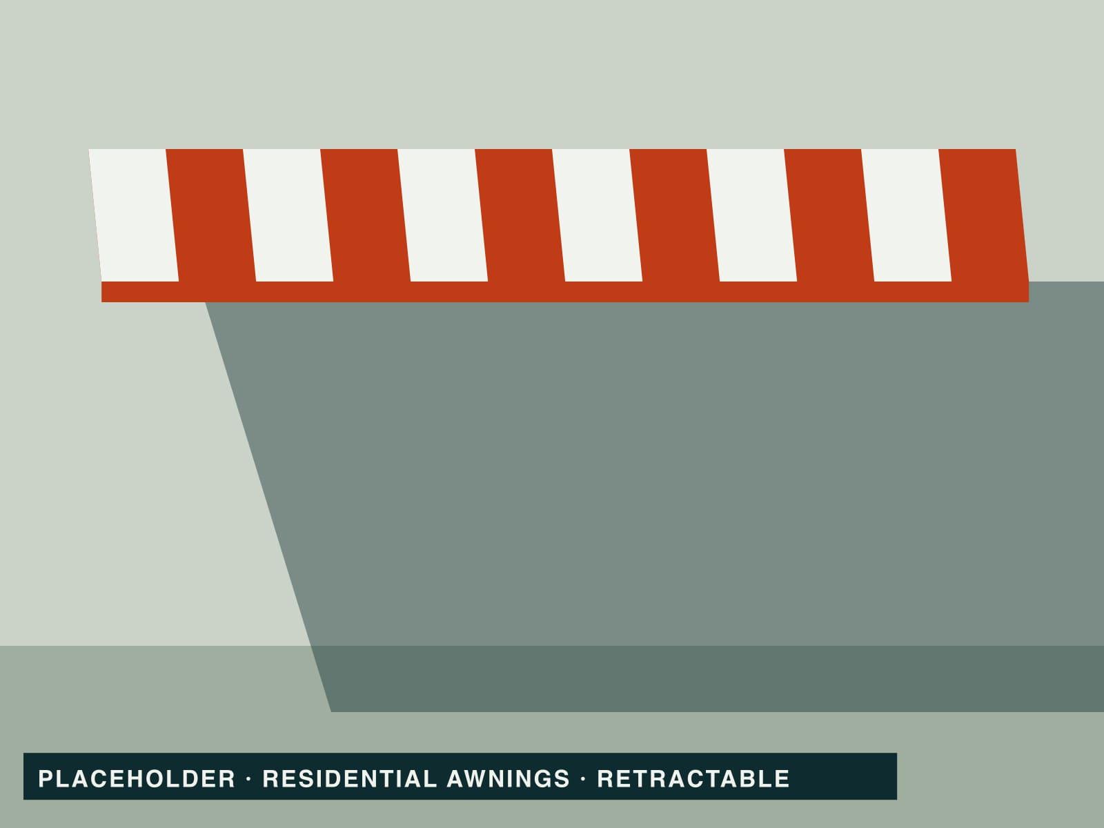 Placeholder: retractable folding-arm awning