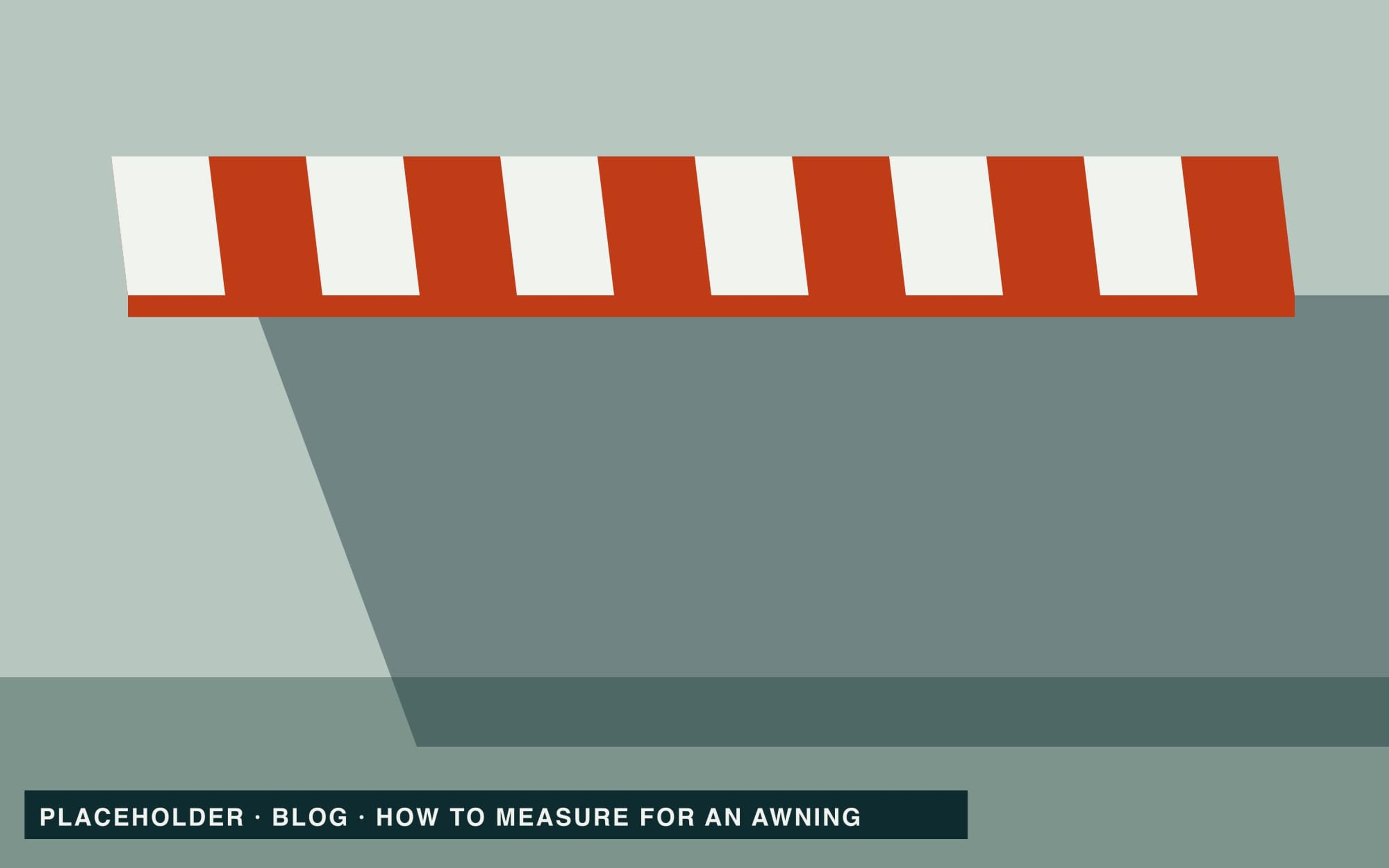 Placeholder: measuring tape across a patio wall