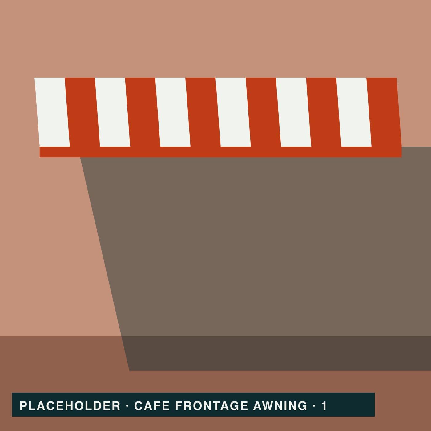 Placeholder: Café frontage awning, Lagos (photo 1)