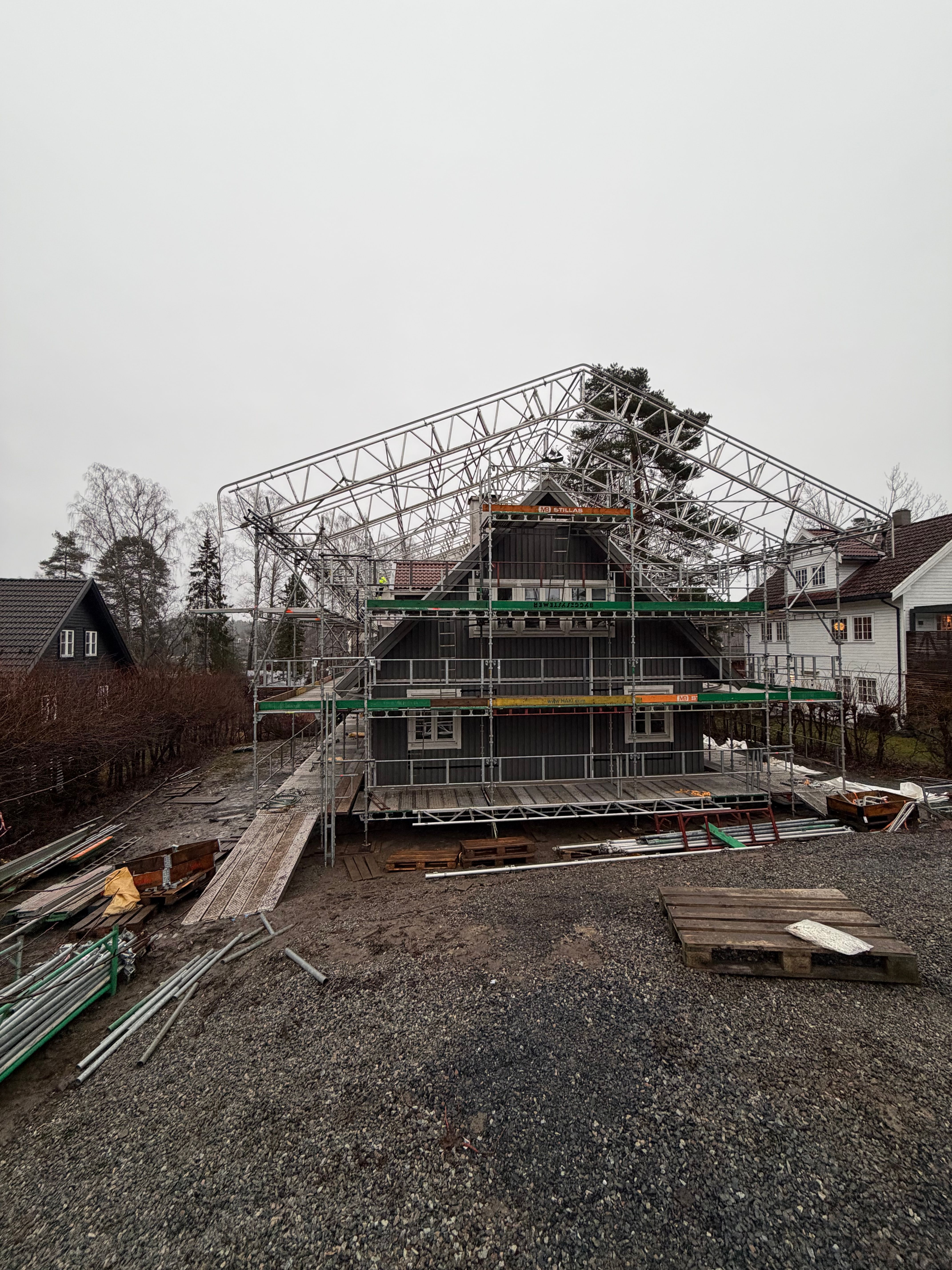 Rehabilitering av enebolig, Nesbru