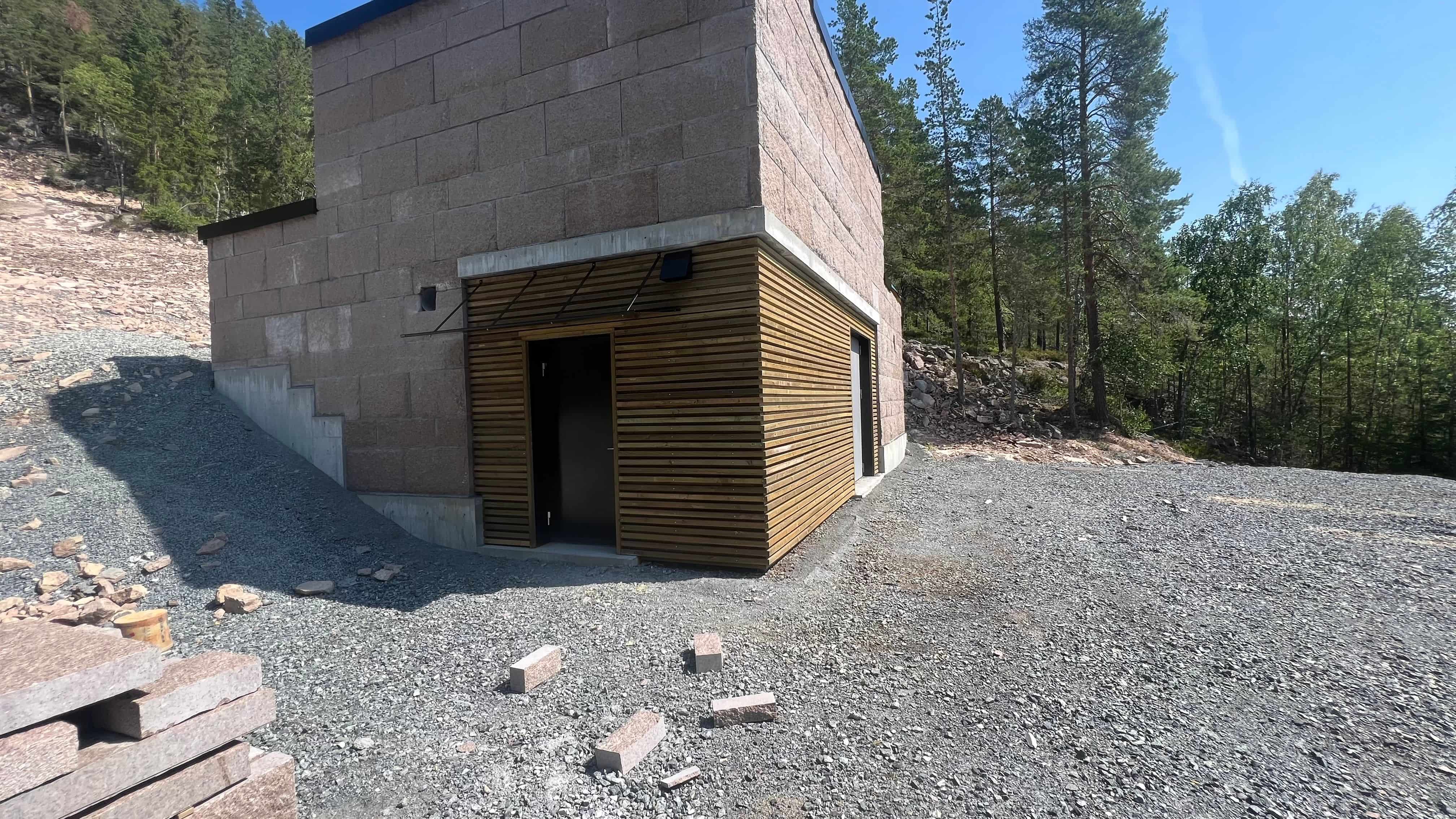 Fasadearbeider for Kaare Mortensen Buskerud og Glitre vannverket