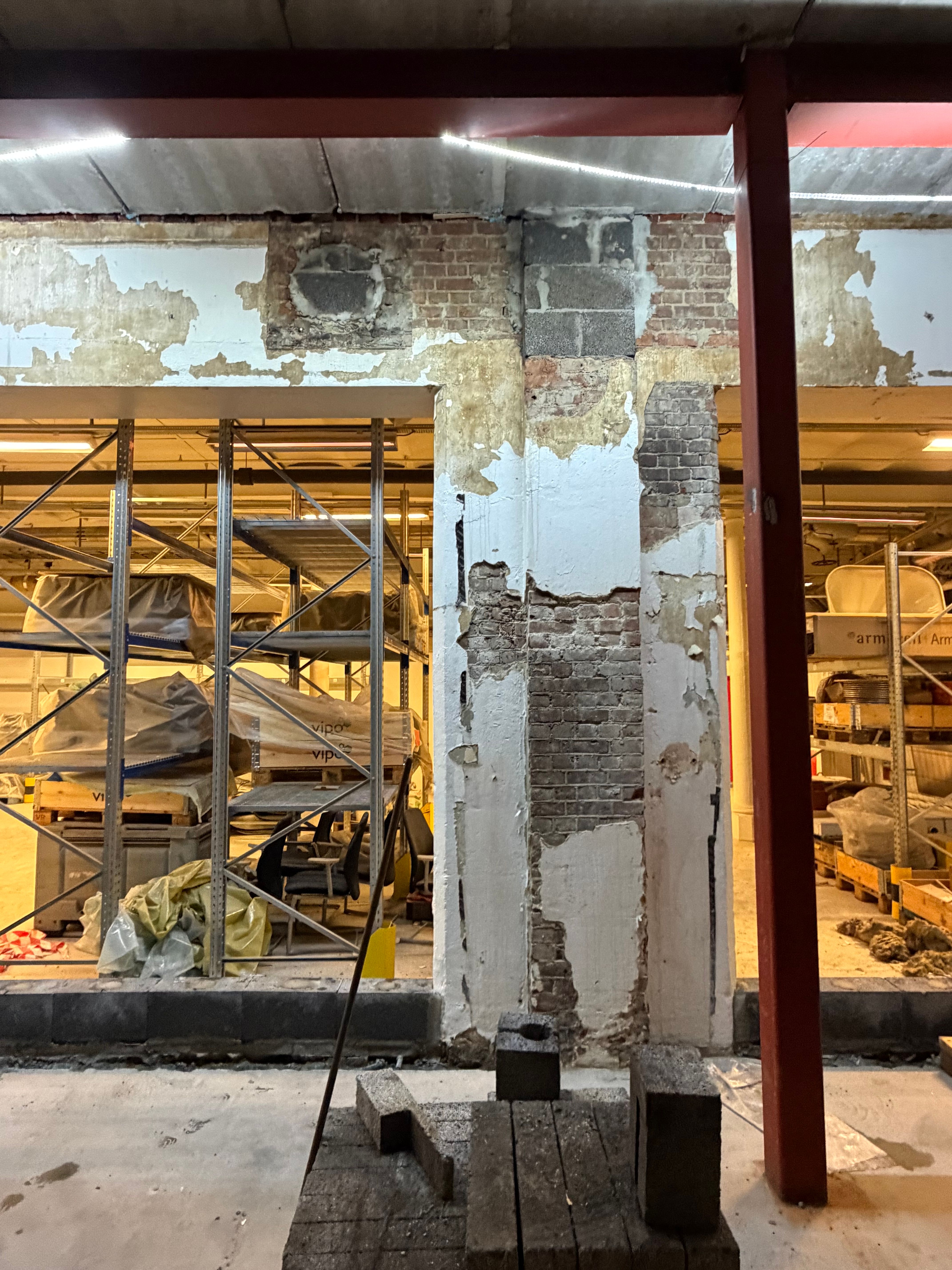 Pussing av teglstein