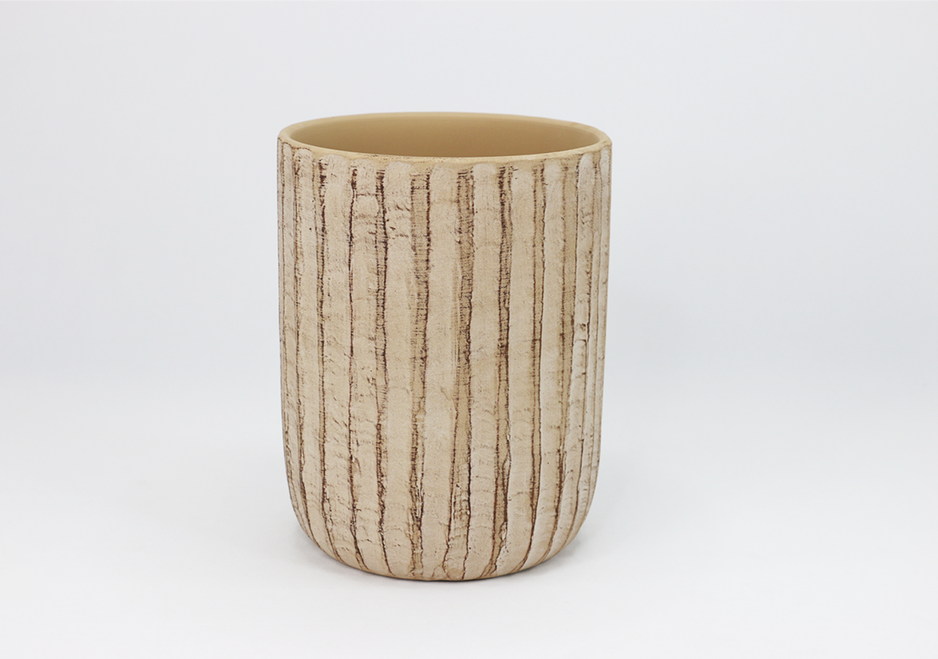 Maceta cilindro bamboo