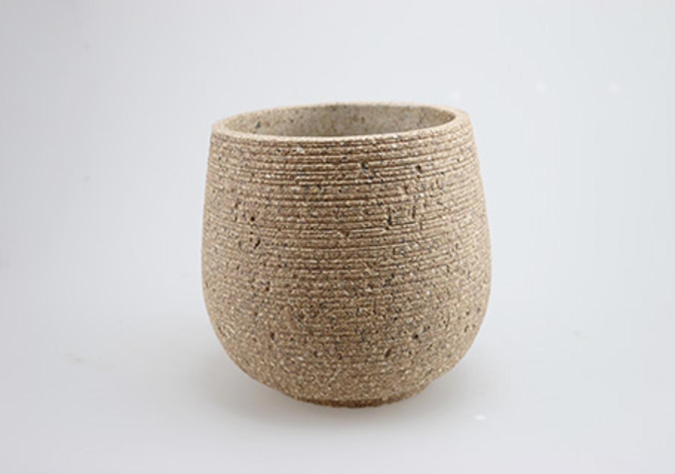 Maceta oval miel