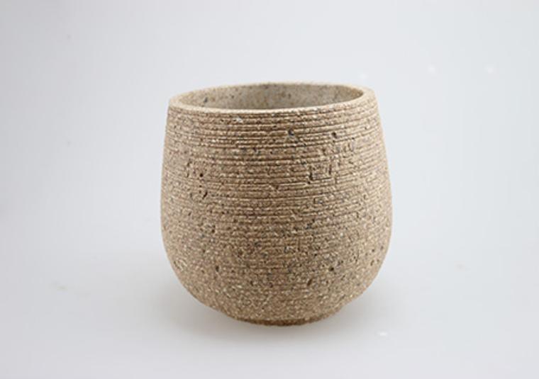 Maceta oval miel