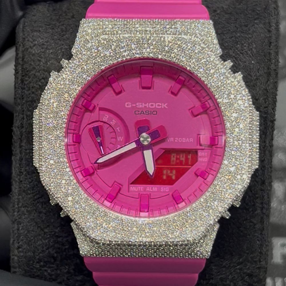 Pink All Natural Diamond G-shock