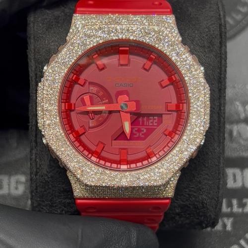 Red All Natural Diamond G-Shock