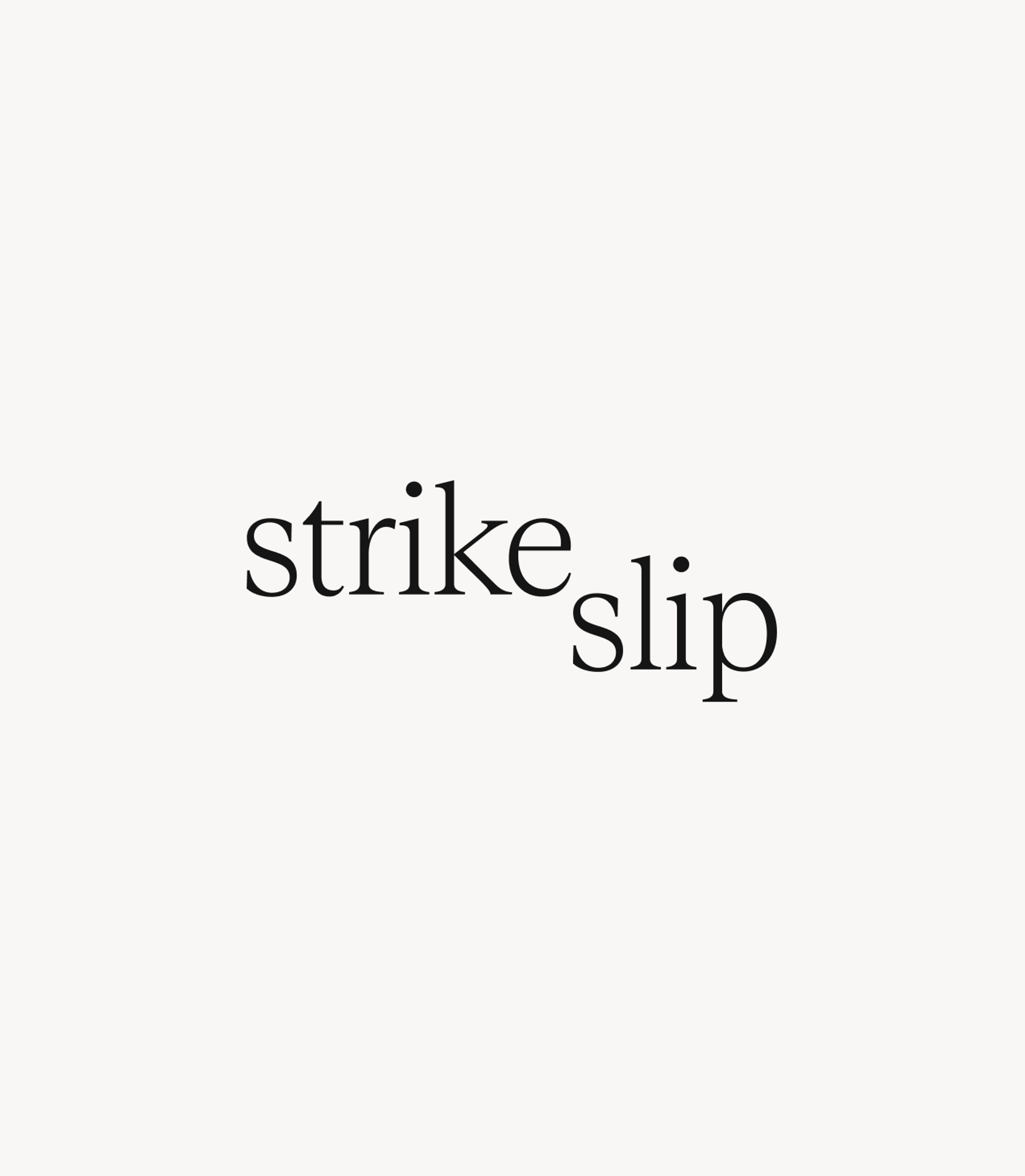 StrikeSlip project work by Commit