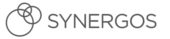 Synergos logo with three overlapping circles.
