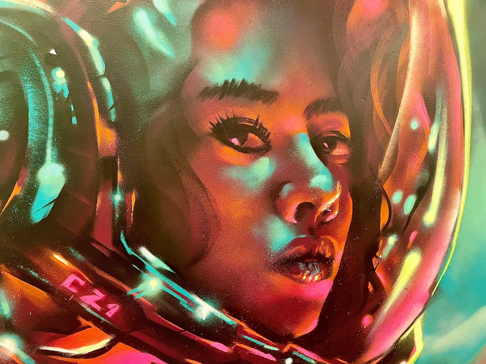 Astronaut — Public art — Nya Ängkärrskolan, Sweden