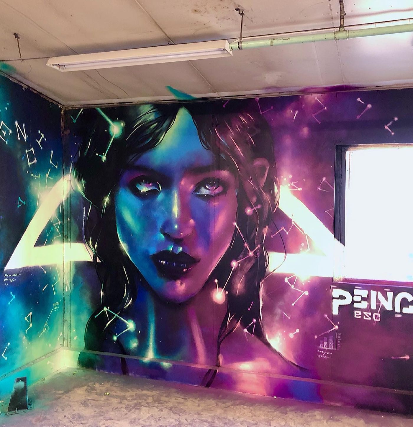 Loud N´Proud — hand-painted mural by Spraya in Nynäshamn, Sweden