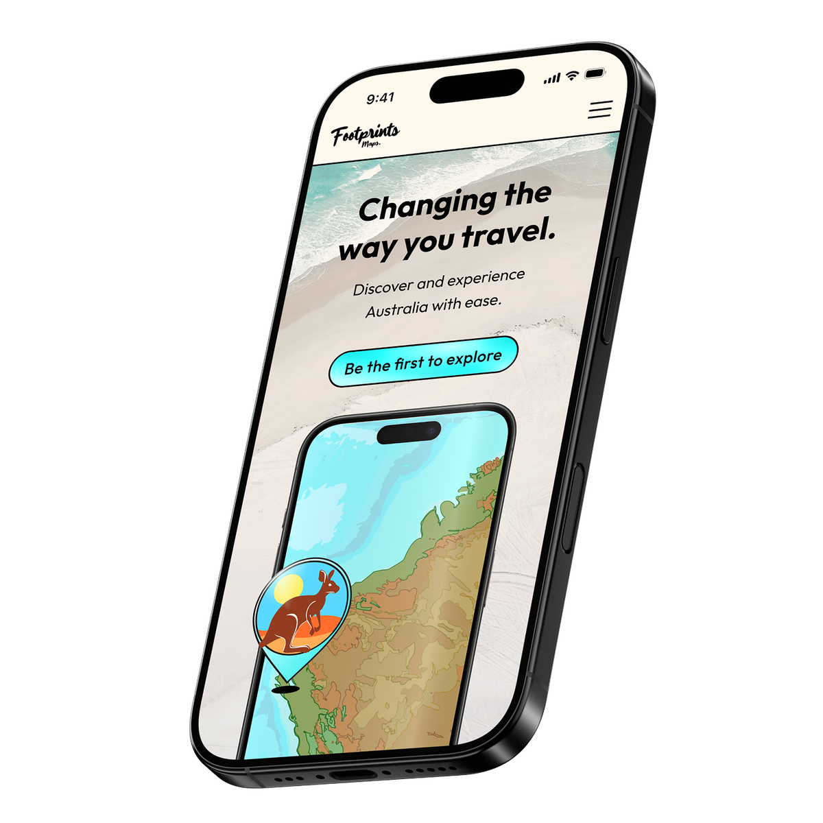 Footprints Maps: Pre-launch Website