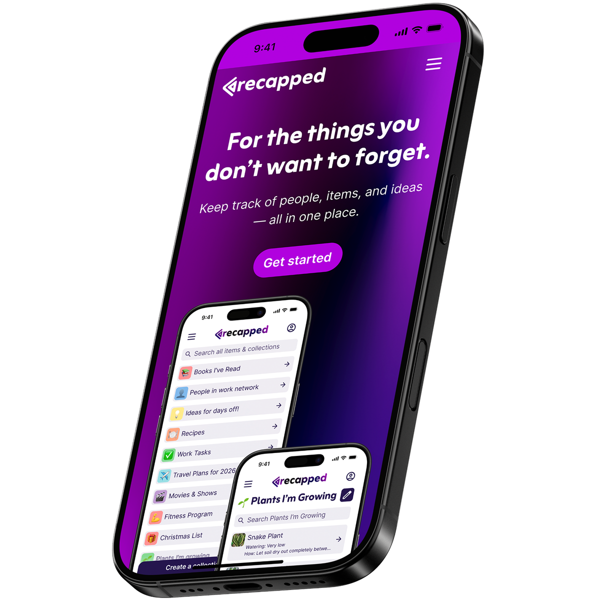 Recapped: Marketing Website