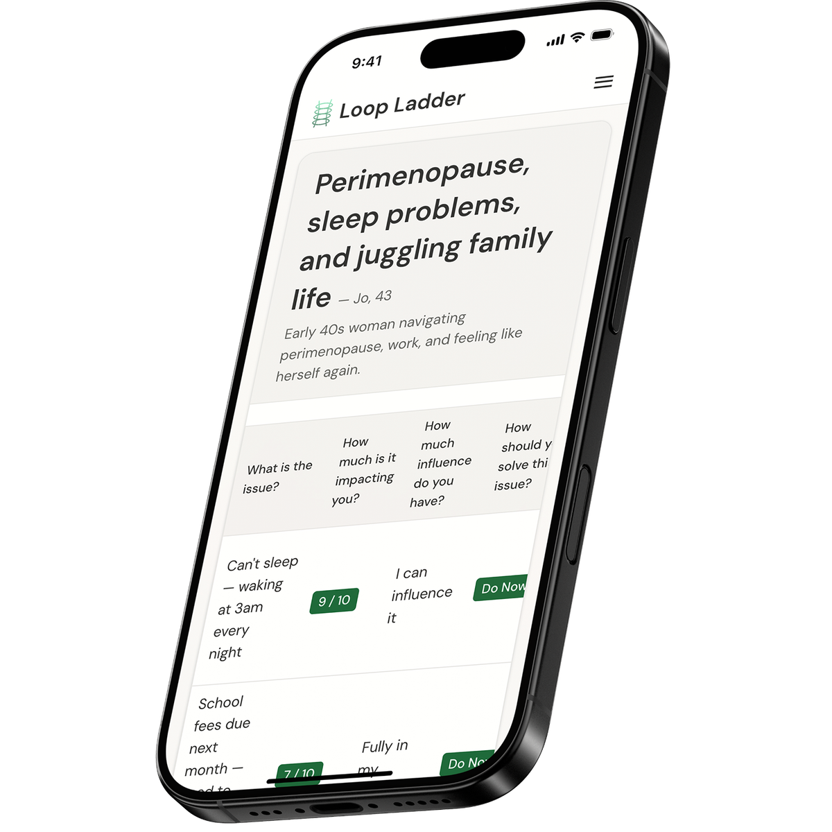 Loop Ladder: Real-Life Examples Showing How the Framework Works