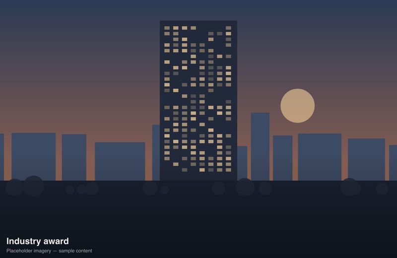 Herin Signature Tower at dusk
