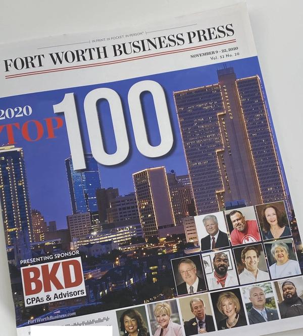 Fort Worth Business Press Top 100 cover