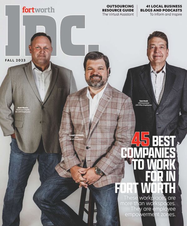 Fort Worth Inc. Fall 2023 magazine cover