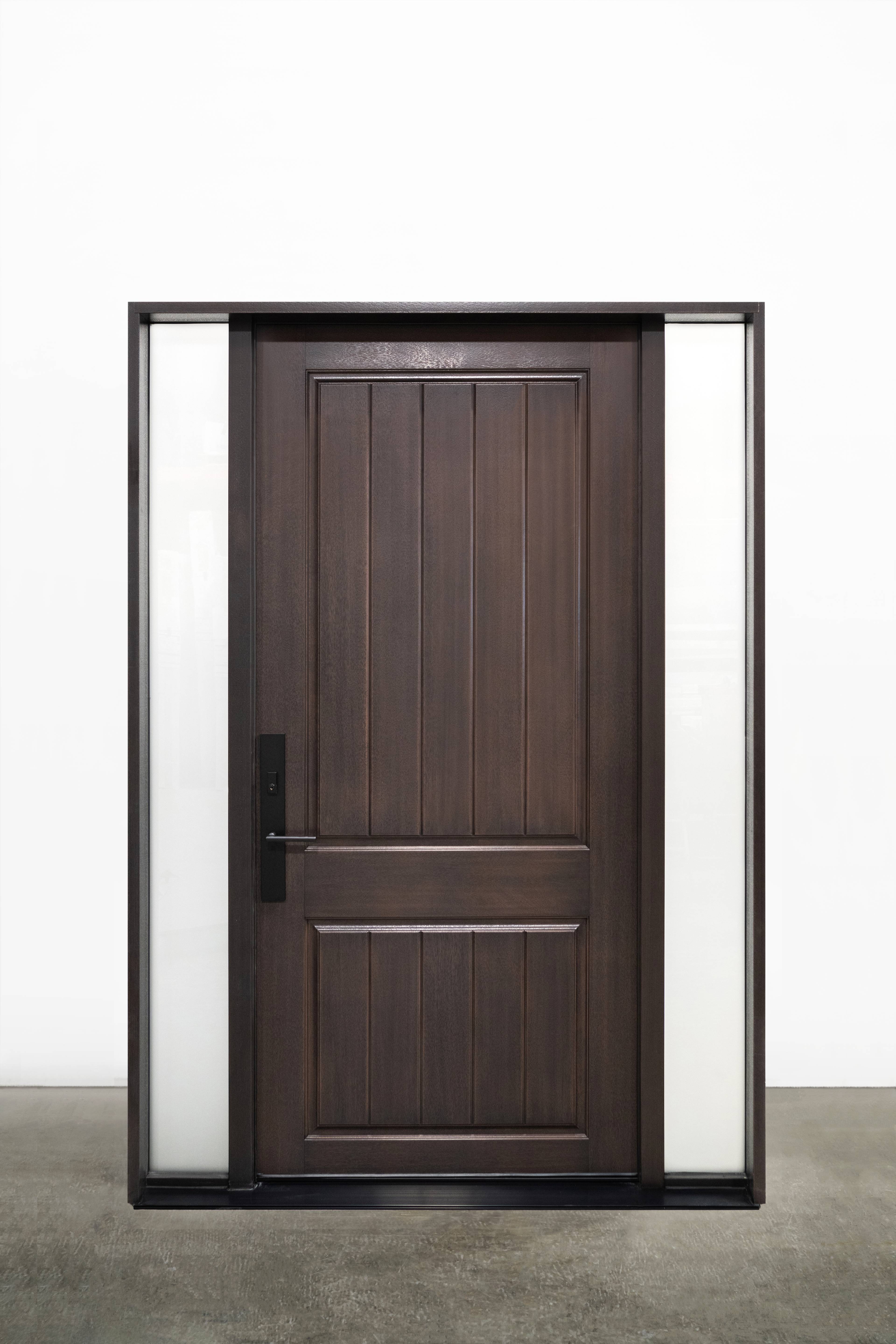 Two Panel Half With Planks 8′
