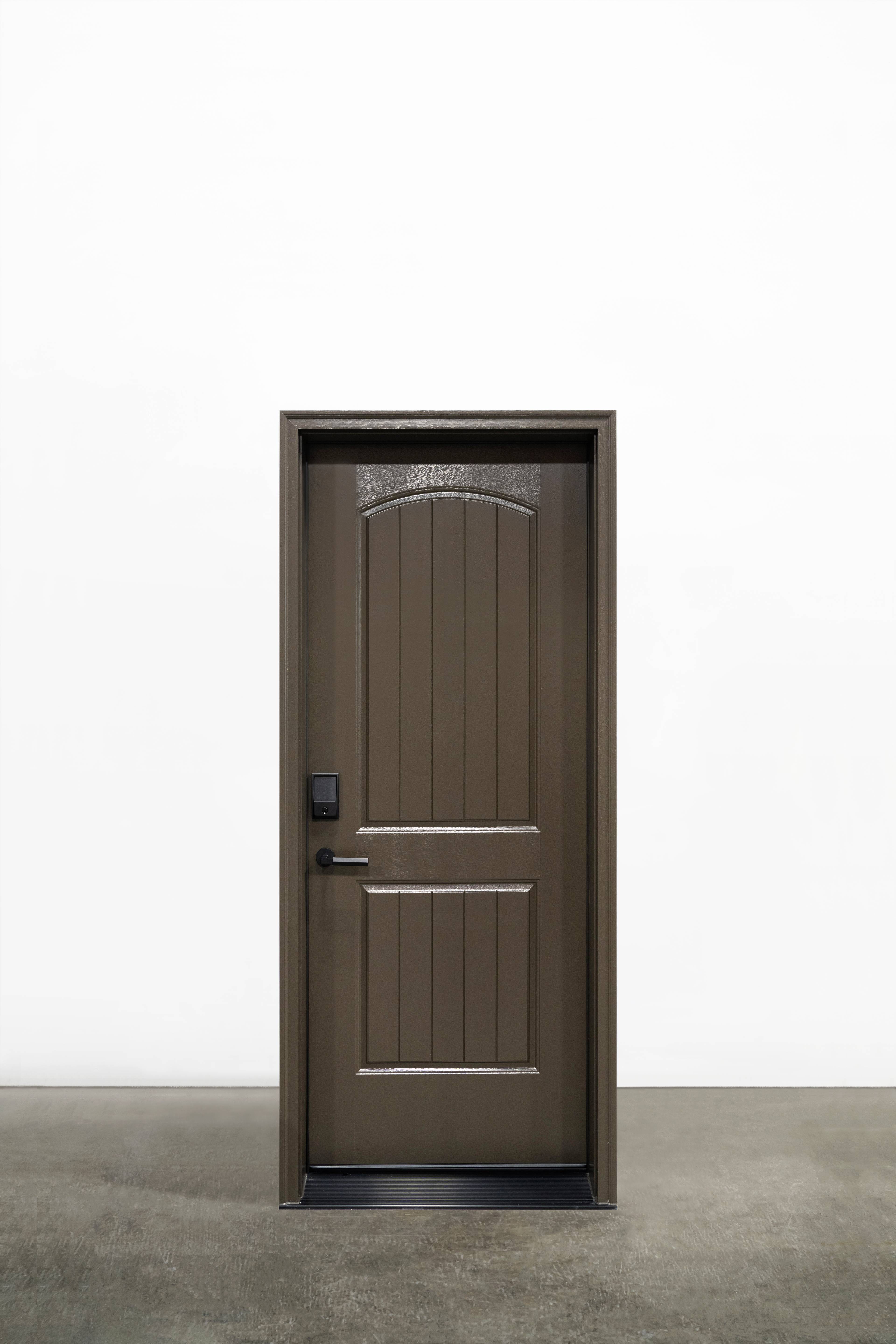 Two Panel Half Curved Top With Planks