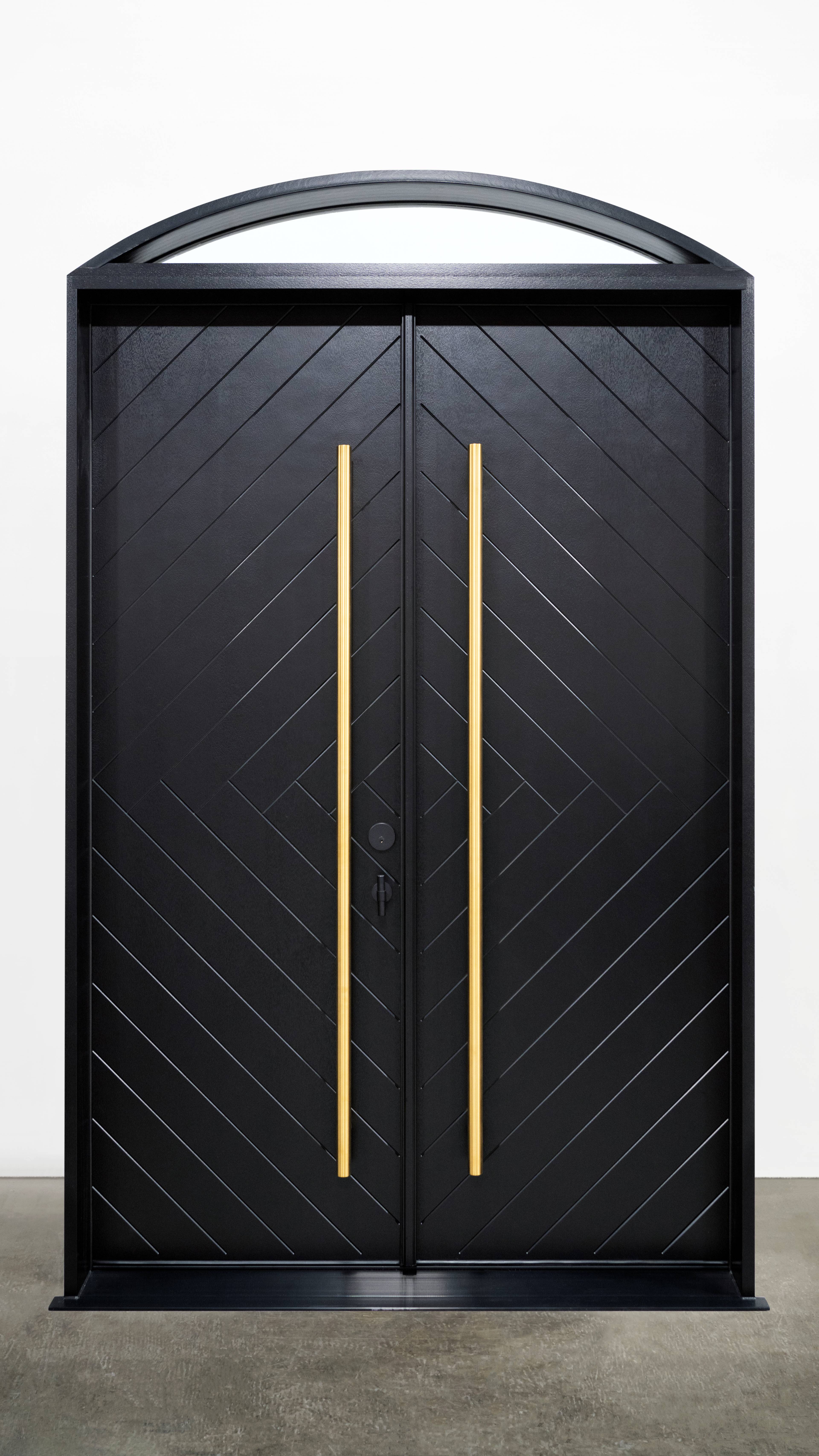 Arched Transom Herringbone