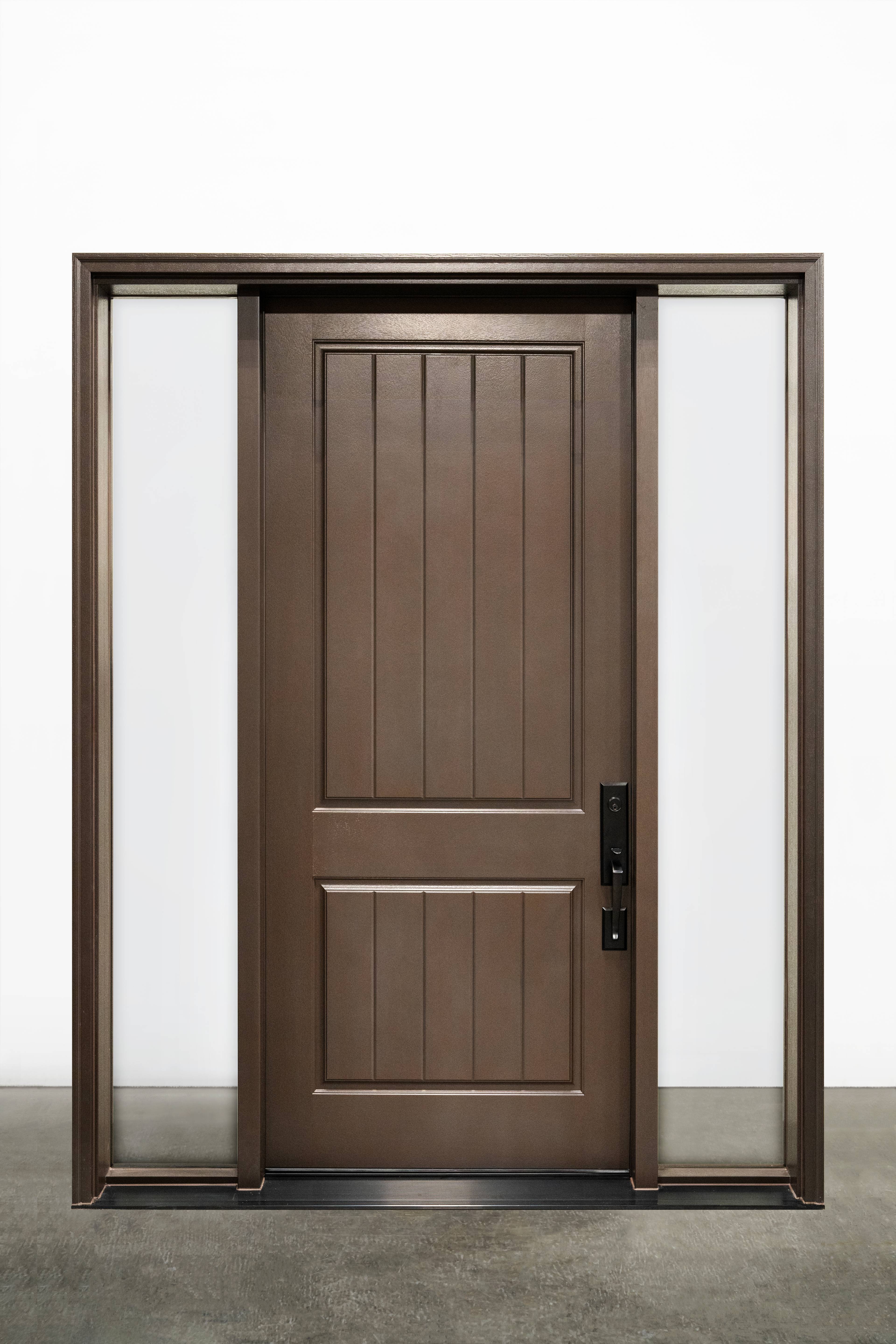 Two Panel Half With Planks 8′